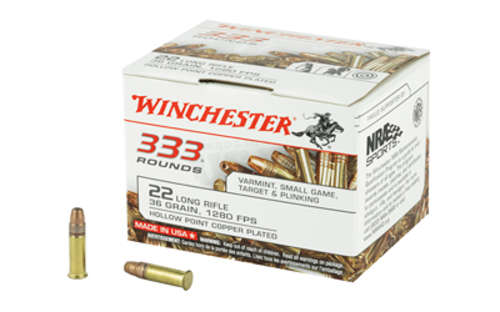 Ammunition Winchester Ammunition Rimfire 22LR WIN 22LR 36GR CPR HP 333/3330